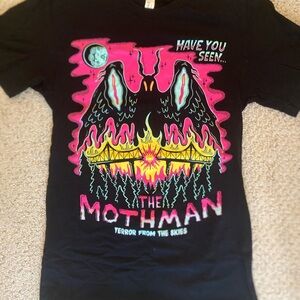 Black Mothman Graphic T-Shirt